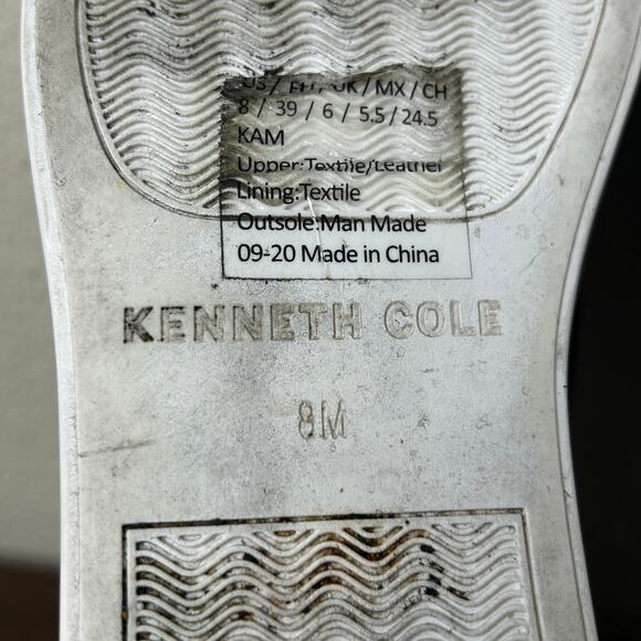 Kenneth Cole Shoes Kam Sneaker Zebra Animal Print Black Brown Boho Casual Size 8 - Picture 8 of 8